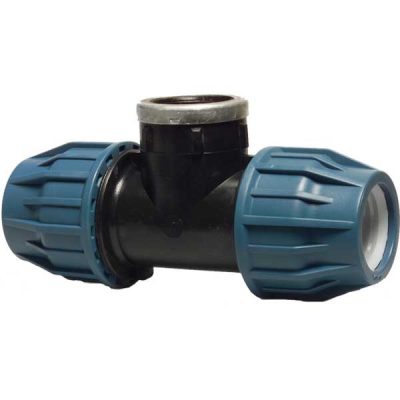 Teu compresiune FI 63 mm x 2 toli x 63 mm PN16