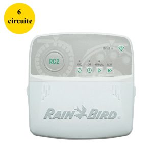 Programator irigatii Rain Bird RC2-6i, 24V,6 zone cu montaj in interior Wi-Fi inclus