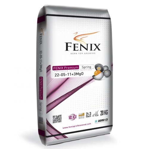Ingrasamant pentru gazon Fenix Premium Spring (22-05-11 + 3 MgO) - sac 20kg