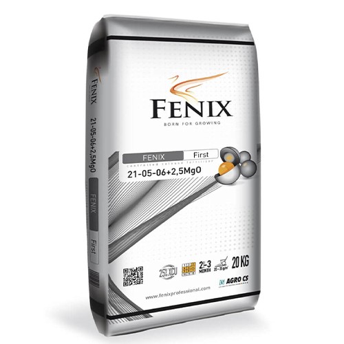 Ingrasamant pentru gazon Fenix First ( 21-05-06 + 2,5 MgO ) - sac 20kg