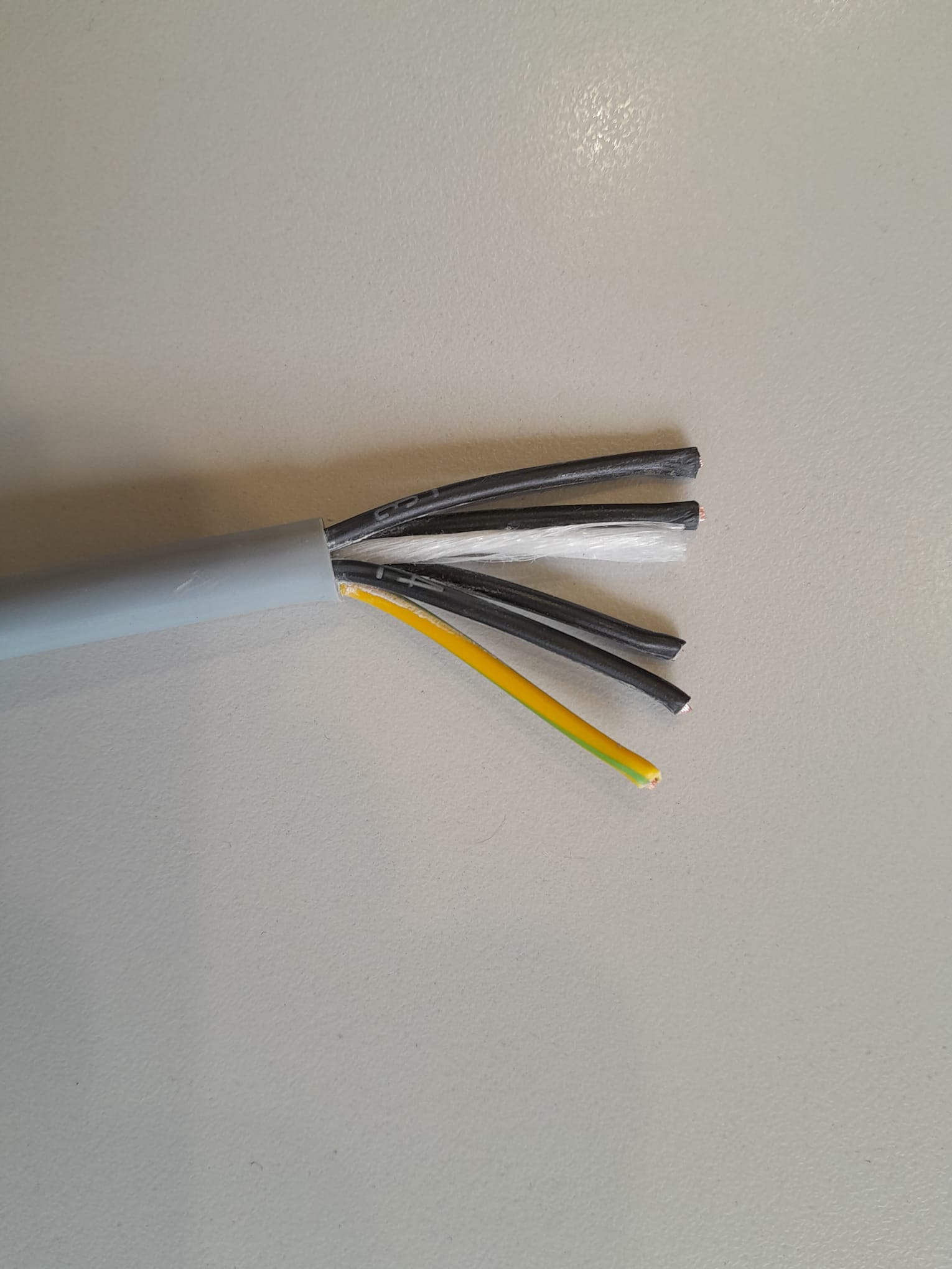 Cablu pentru electrovane 5 fire X 0,75