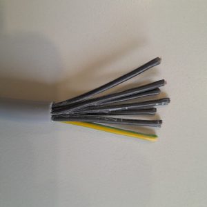 Cablu pentru electrovane 7 fire X 0,75
